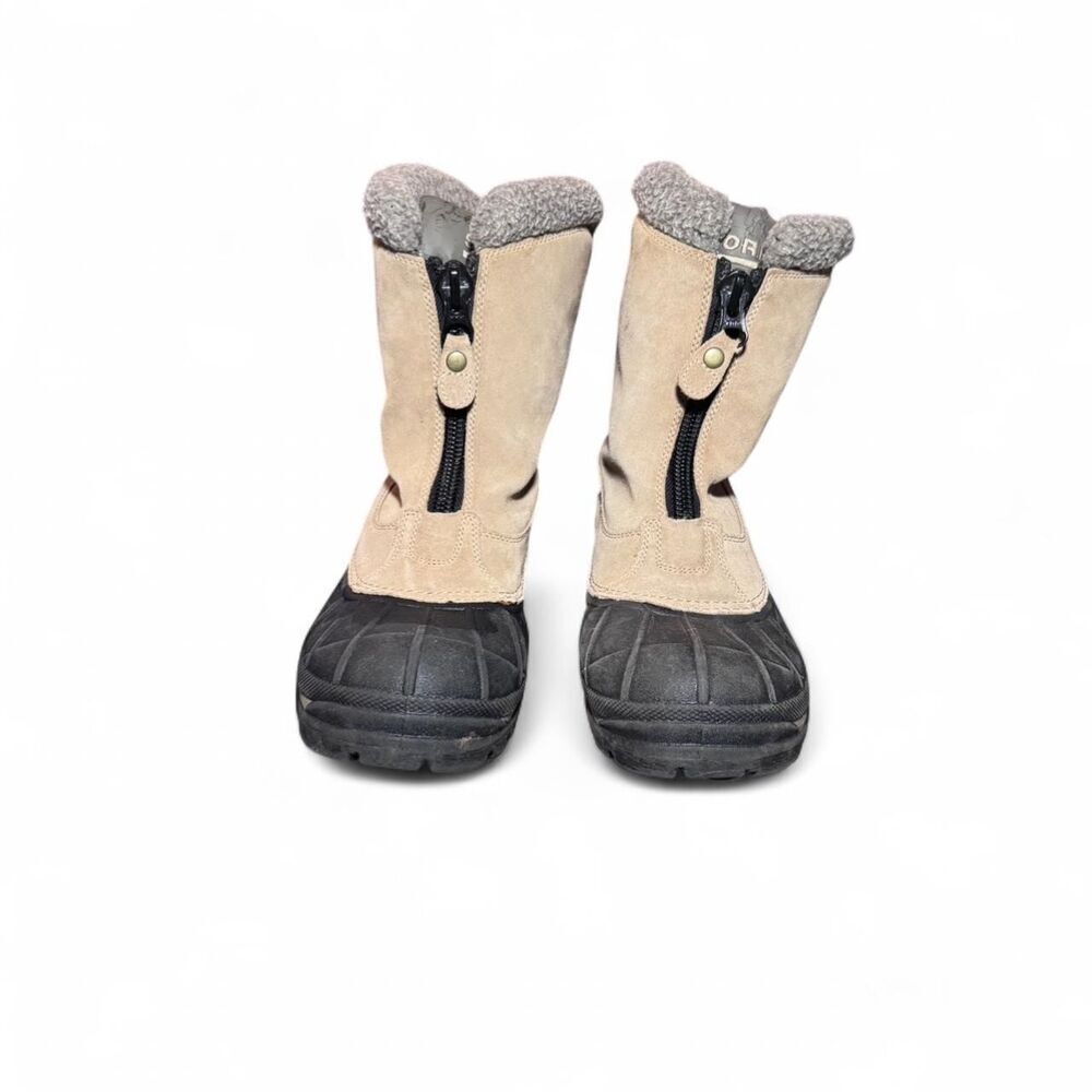 Sorel Ellesmere II Snow Boots Women’s 10 Waterproof Winter Duck Boots Beige